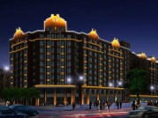 連體建筑樓梯亮化